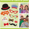Photo Booth tarvikkeet, syntymäpäivä 10 kpl/pkt
