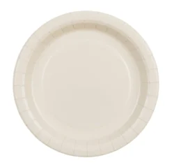 Pieni pahvilautanen beige, 18 cm 6 kpl/pkt
