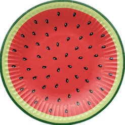 Pieni pahvilautanen 18 cm vesimeloni 8 kpl/pkt