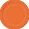 Pieni pahvilautanen oranssi 18 cm 8 kpl/pkt