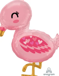Pikku flamingo muotofoliopallo