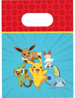 Pokemon kaverilahjapussi paperinen 4kpl/pkt
