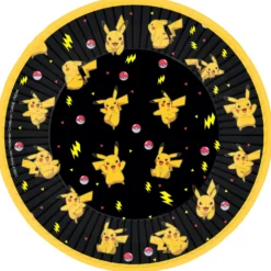 Pokemon pieni pahvilautanen 18 cm 8 kpl/pkt