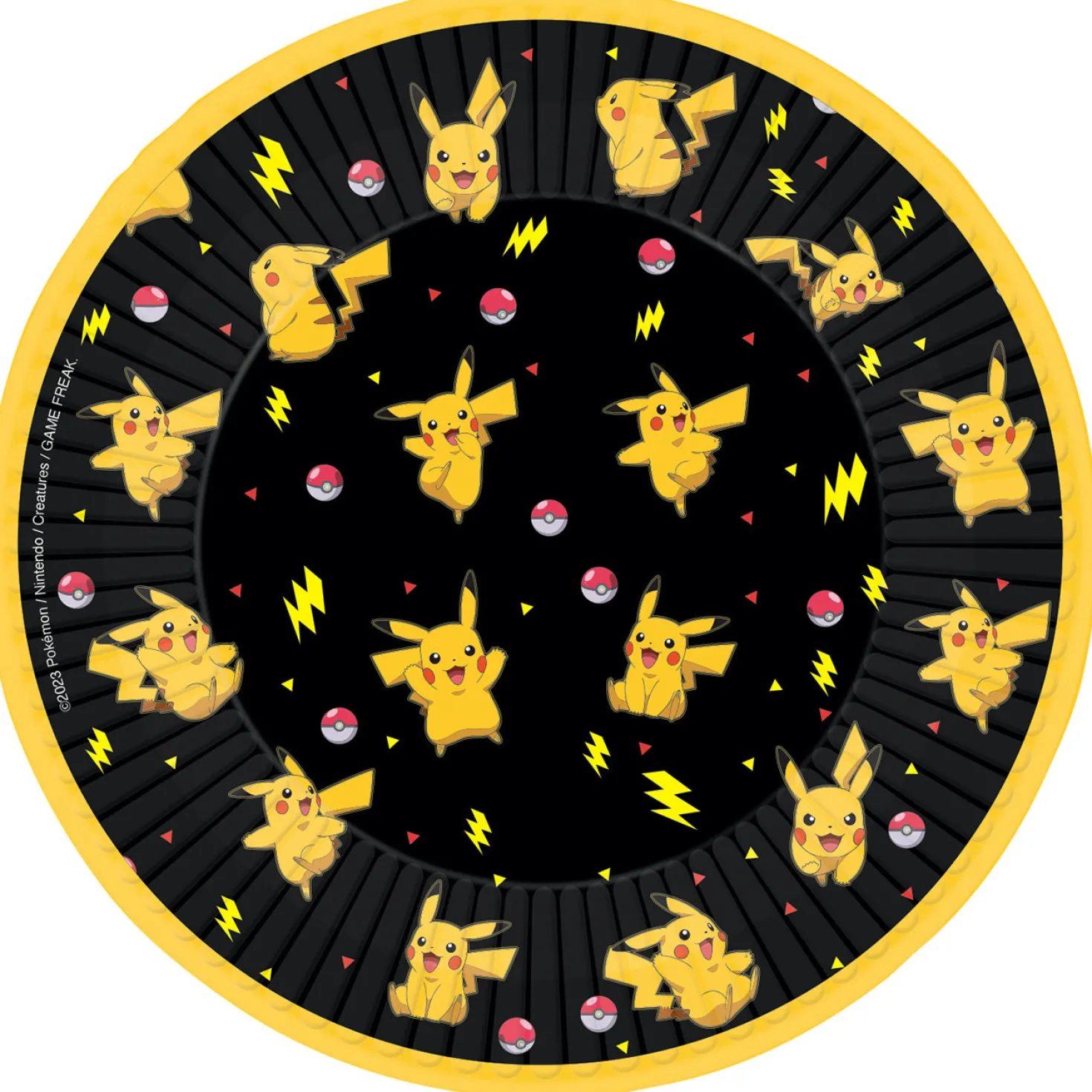 Pokemon pieni pahvilautanen 18 cm 8 kpl/pkt