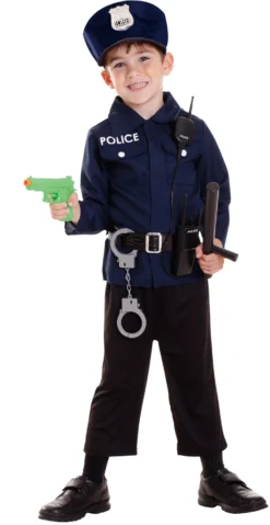 Poliisin asusetti, lasten 98 - 110 cm
