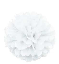 Pom Pom valkoinen koriste, halk. 41,6 cm