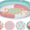 Pool Party lautanen 20 cm 1 kpl (4 erilaista vaihtoehtoa)