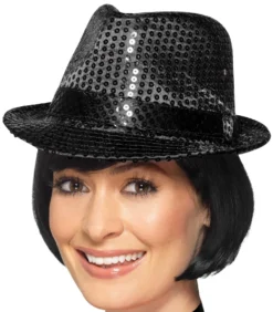 Popparin hattu, musta