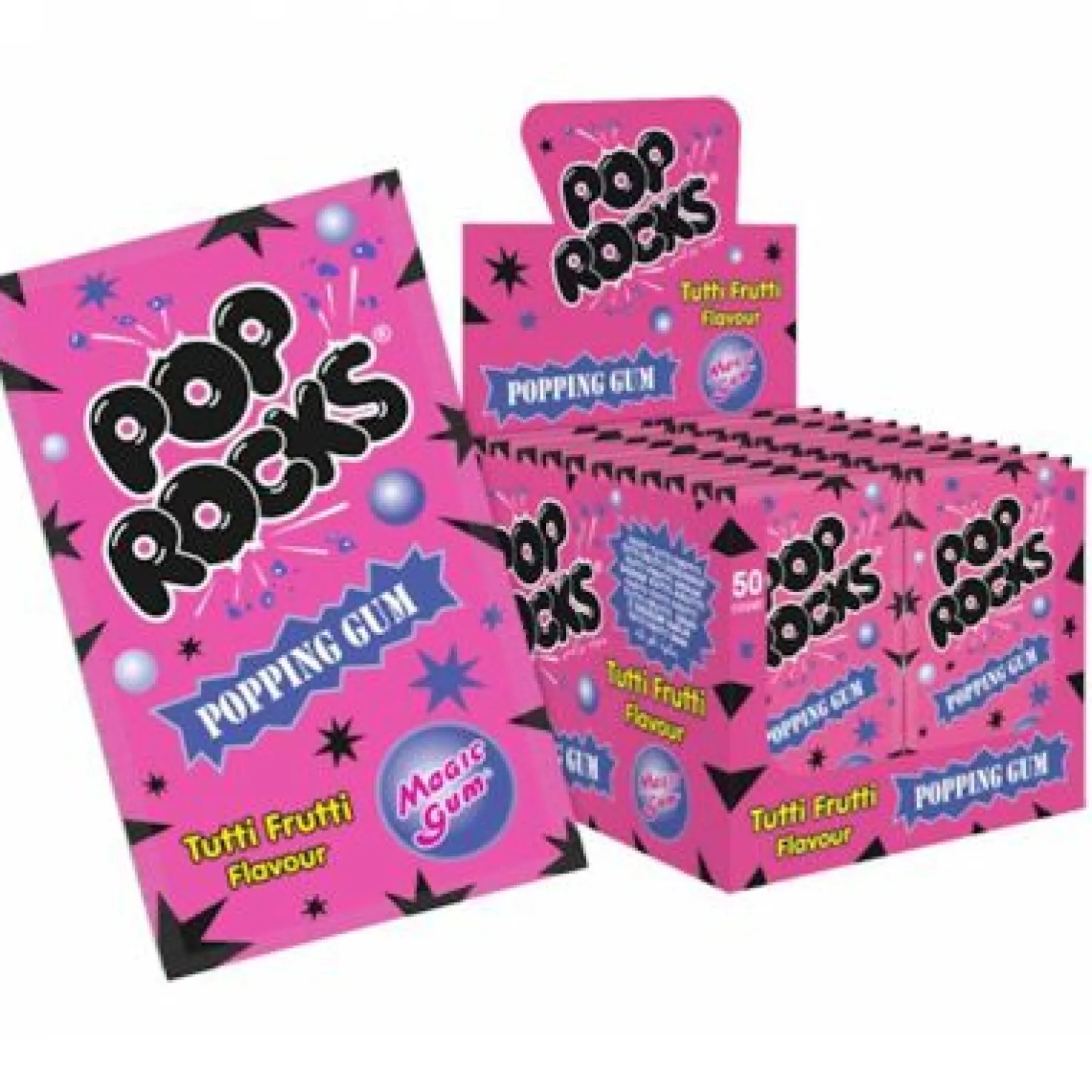 Pop Rocks Magic Gum purukumi Tutti Frutti 7g