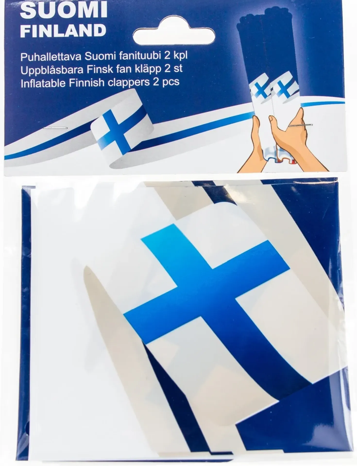 Puhallettava Suomi fanituubi 2 kpl/ pkt