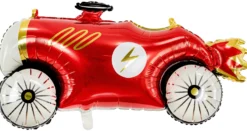 Punainen auto muotofoliopallo