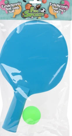 Pöytätennismaila ja pallo lajitelmatuote, 4 erilaista
