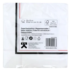 Rapu lautasliina 33 x 33 cm 20 kpl/pkt