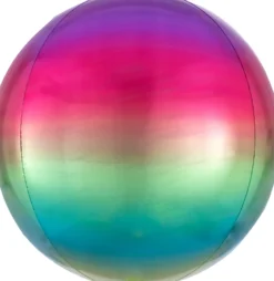 Sateenkaaripallokas monivärinen 40 cm 3D muotofoliopallo