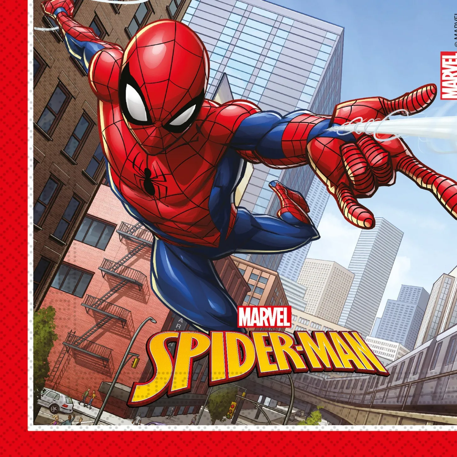 Spiderman lautasliina 33 x 33 cm 20 kpl/pkt
