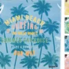 Summer paradise suuri lautasliina 20 kpl/pkt ( 4 eri värivaihtoehtoa)