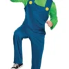 Super Mario Luigi aikuisten naamiaisasu XL