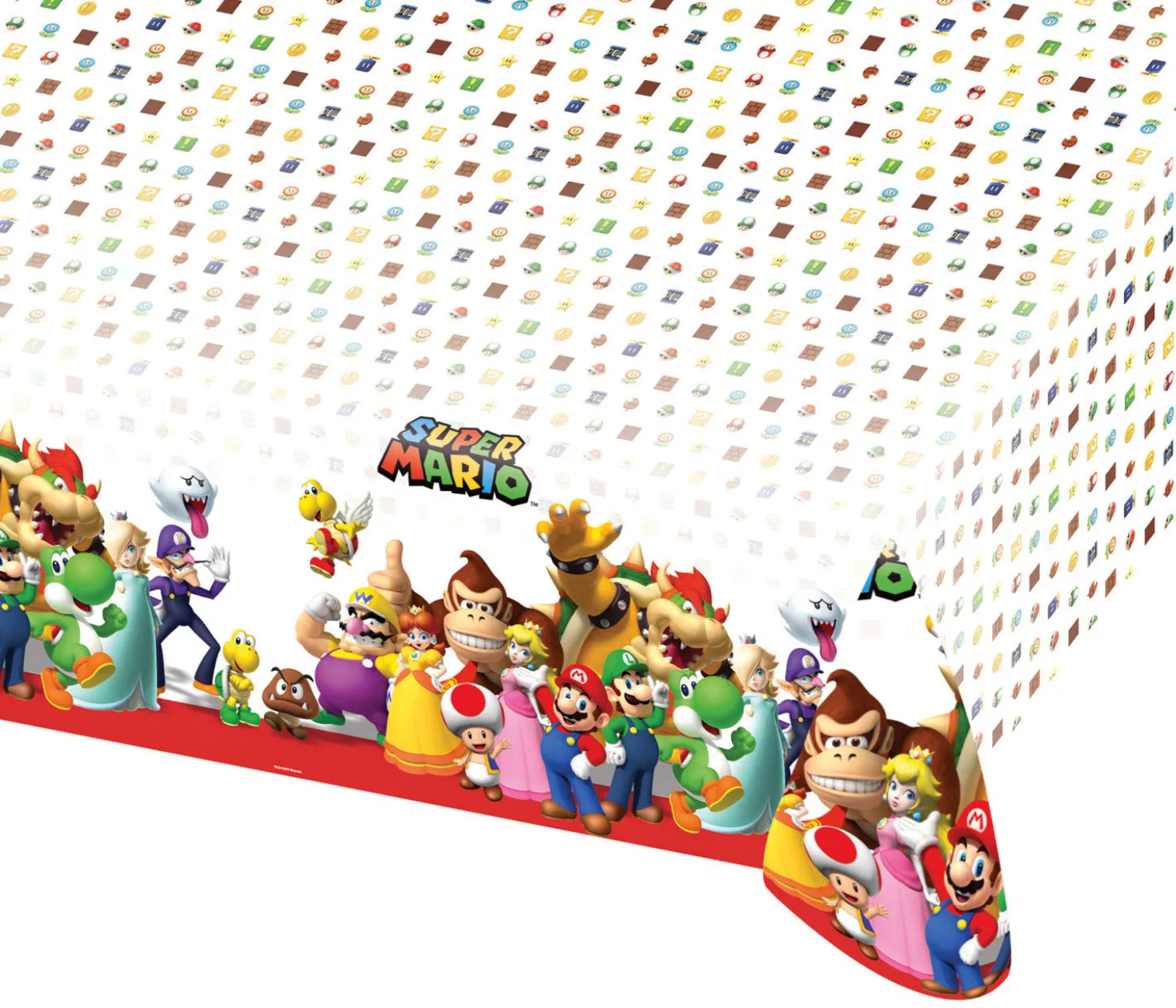 Super Mario pöytäliina 1,2 x 1,8 m