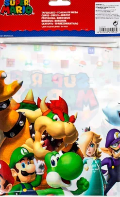 Super Mario pöytäliina 1,2 x 1,8 m