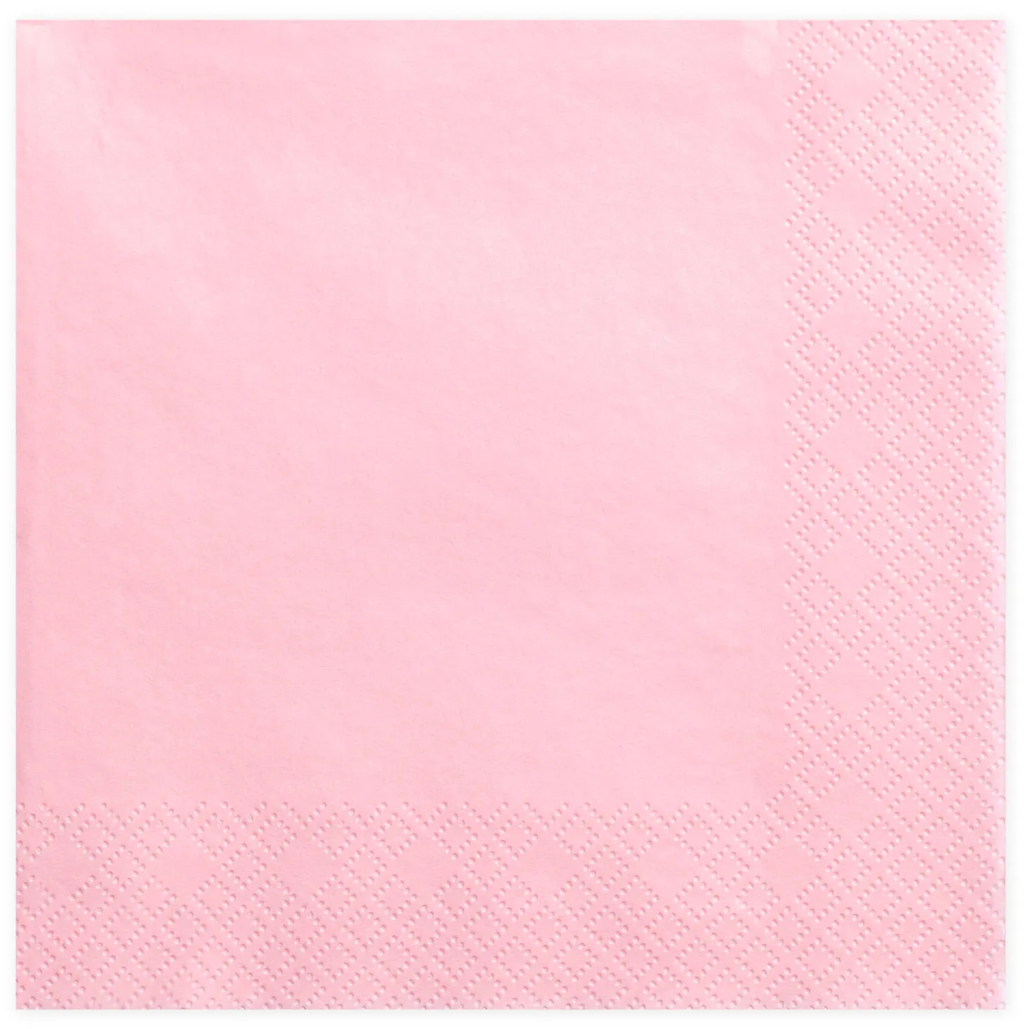 Suuri lautasliina 33 x 33 cm vaaleanpunainen 20 kpl/pkt