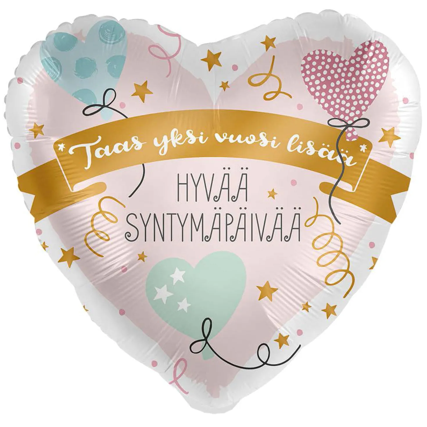Syntymäpäivä taas yksi vuosi lisää foliopallo