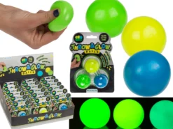 Throw&glow pimeässä hohtavat pallot 3 kpl/pkt