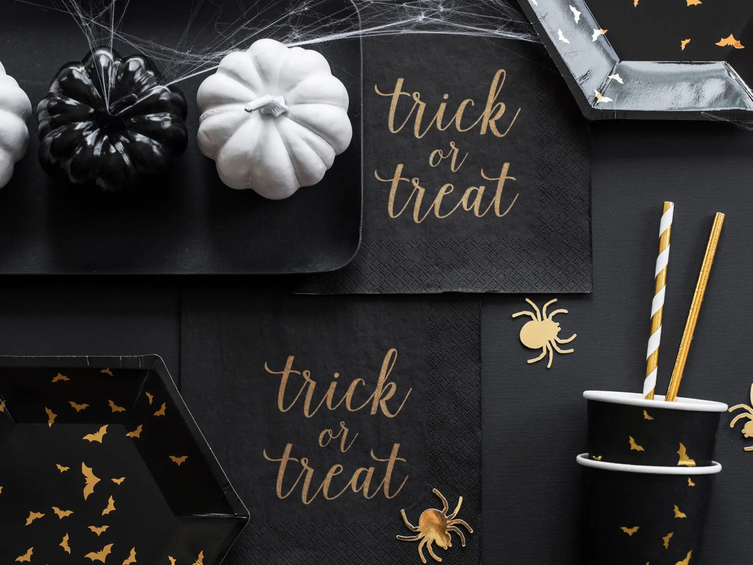 Trick or treat lepakot pahvimuki 6 kpl/pkt