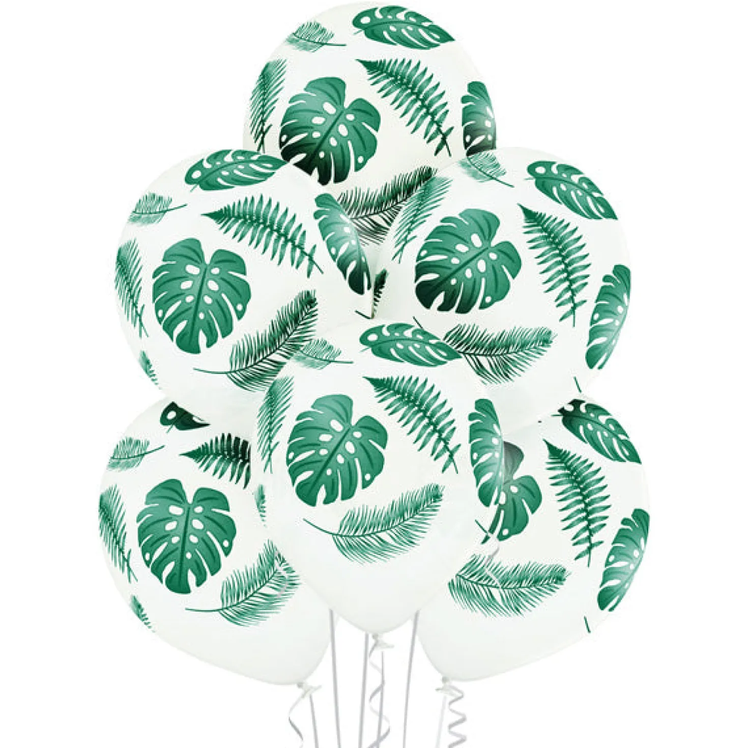 Trooppiset lehdet ilmapallo 30 cm 6 kpl/pkt