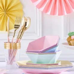 Vert Decor kuusikulmainen kulho koralli 6 kpl/pkt